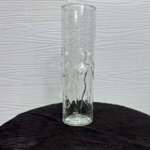 Libby La Femme tall cocktail glass/‎ Vase Dancer Lady